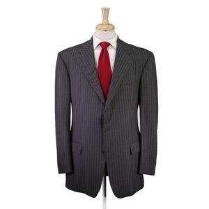 Polo Ralph Lauren Men's Gray Pinstripe Wool Stretch Suit 42L